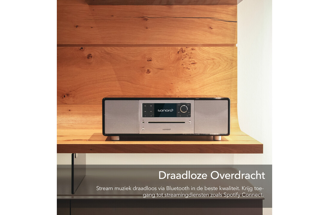 Sonoro PRESTIGE X Hoogglans zwart - Radio
