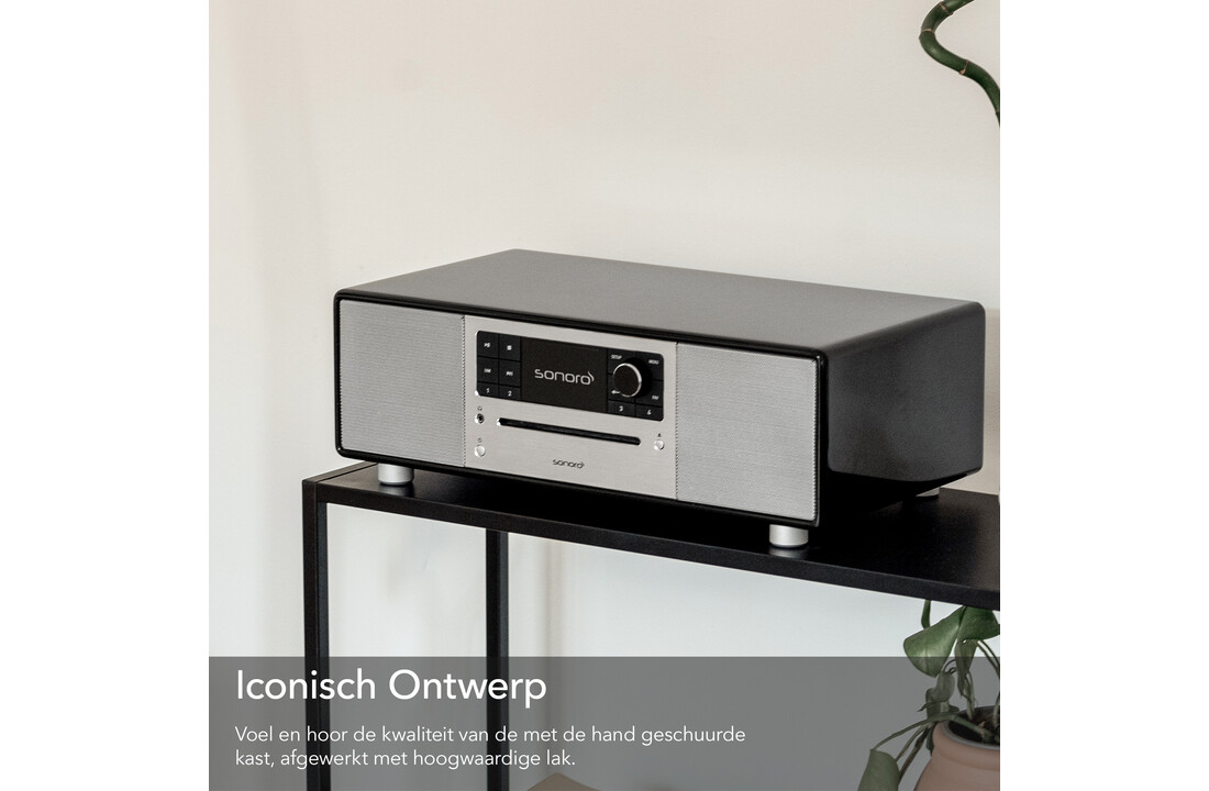 Sonoro PRESTIGE X Hoogglans zwart - Radio