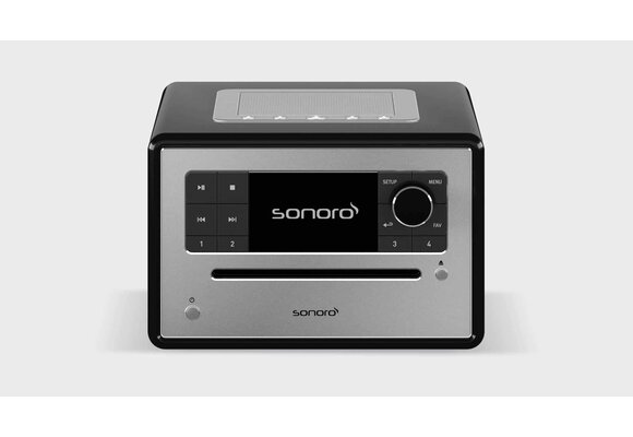 Sonoro ELITE X Hoogglans zwart - Radio