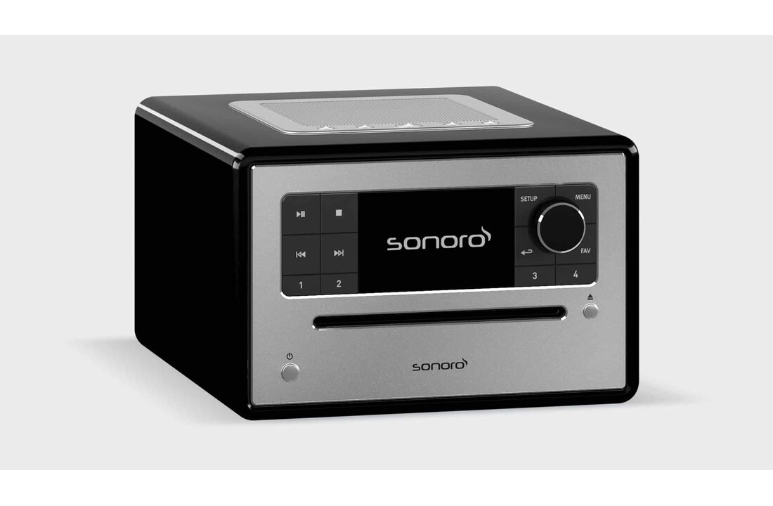 Sonoro ELITE X Hoogglans zwart - Radio