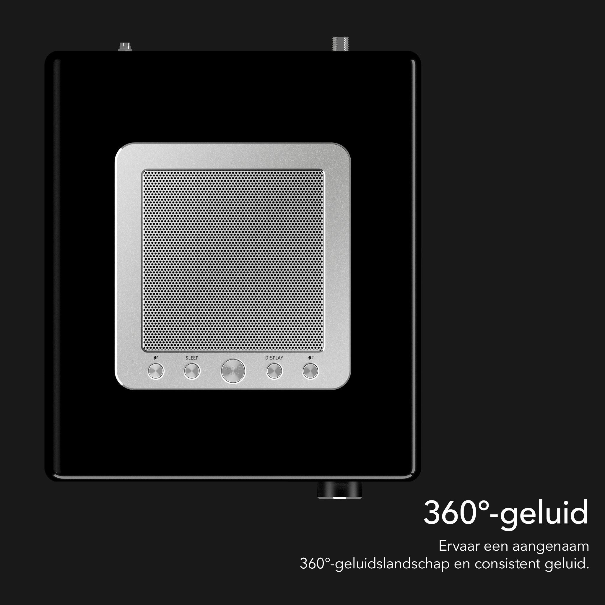 Sonoro ELITE X Hoogglans zwart - Radio