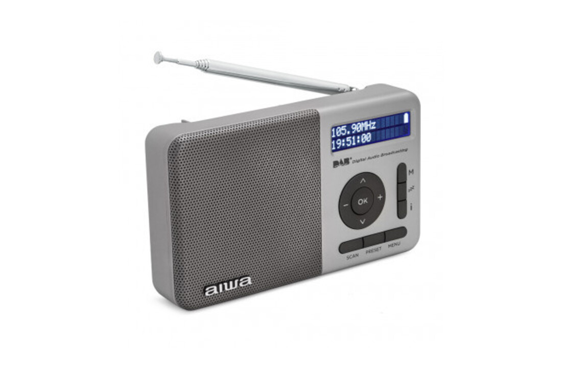 Aiwa RD-40DAB/SL Zilver - Radio