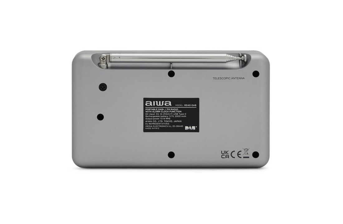 Aiwa RD-40DAB/SL Zilver - Radio