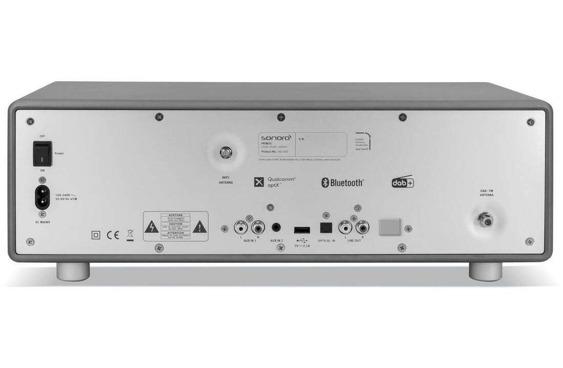 Sonoro PRIMUS X Mat grafiet - Radio