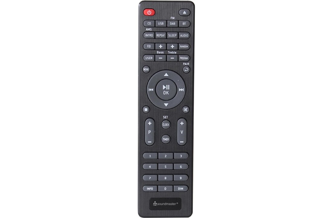 Soundmaster NMCDAB990BLA Zwart - Radio