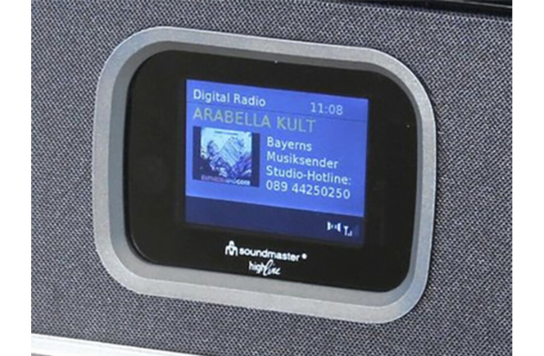 Soundmaster NMCDAB990BLA Zwart - Radio