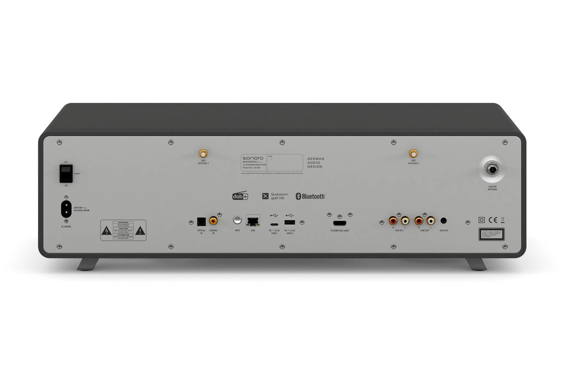 Sonoro Meisterstuck II Gen.2 Mat grafiet - Radio