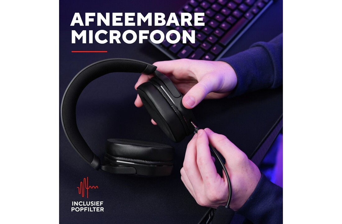 Trust GXT492 Carus Zwart - Gaming headset