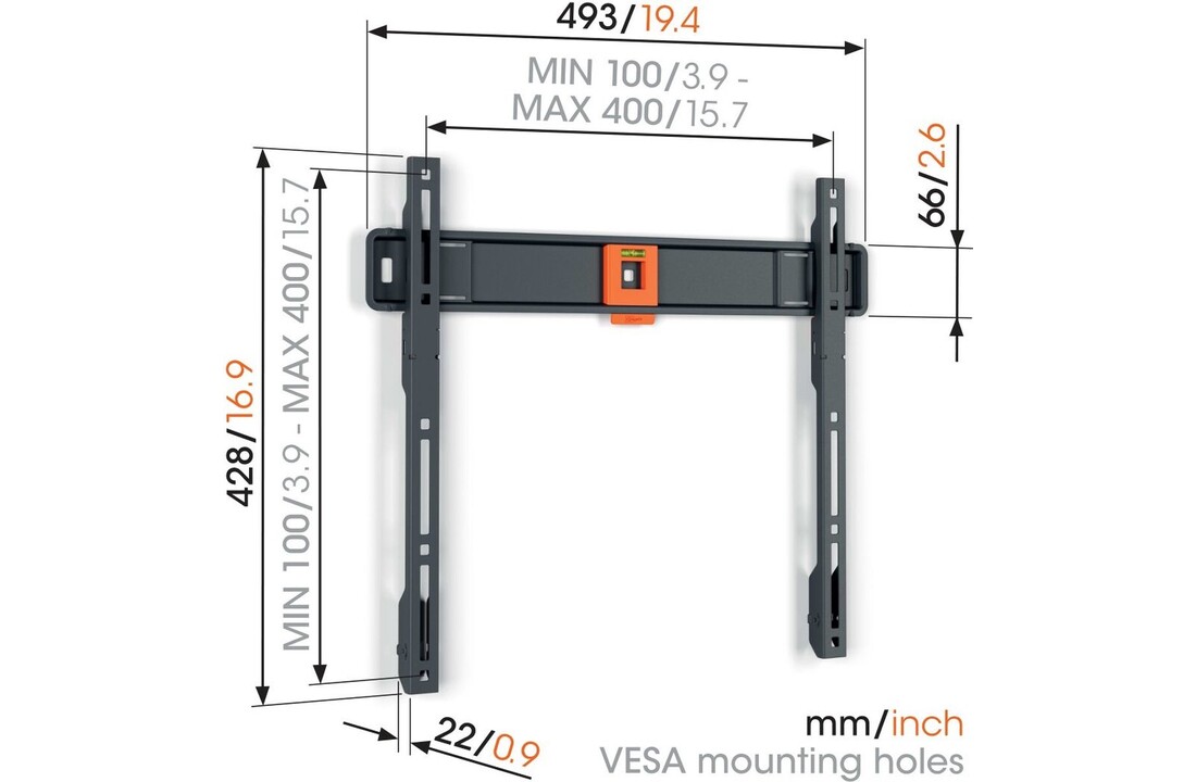Vogel's TVM 1405 (32 - 77 inch) - TV muurbeugel