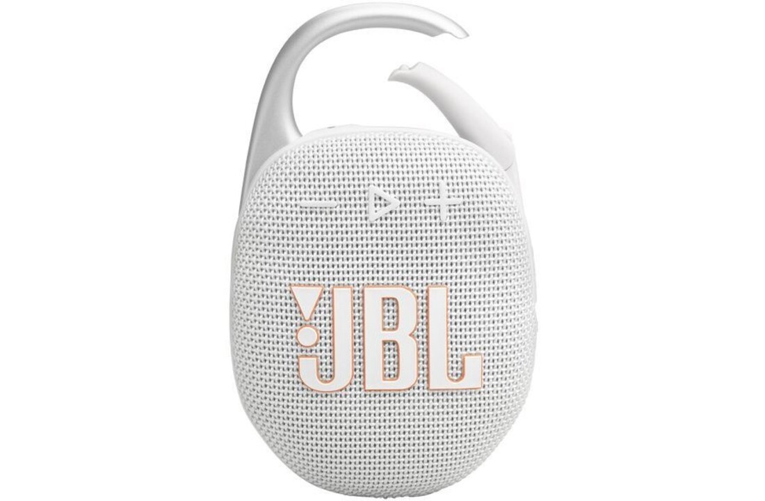 JBL Clip 5 Wit - Draadloze speaker