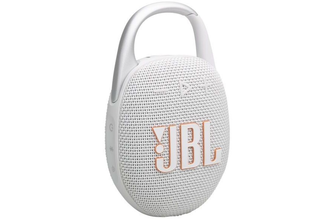 JBL Clip 5 Wit - Draadloze speaker