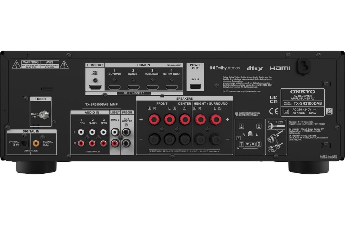 Onkyo TX-SR3100 - Receiver