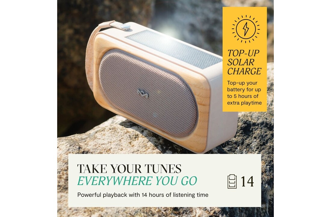 House of Marley Roots Solar Cream - Draadloze speaker