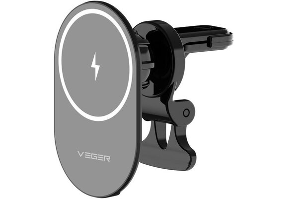 Veger Y38 15W Draadloze snellader + magnetische telefoonhouder