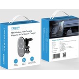 Veger Y38 15W Draadloze snellader + magnetische telefoonhouder