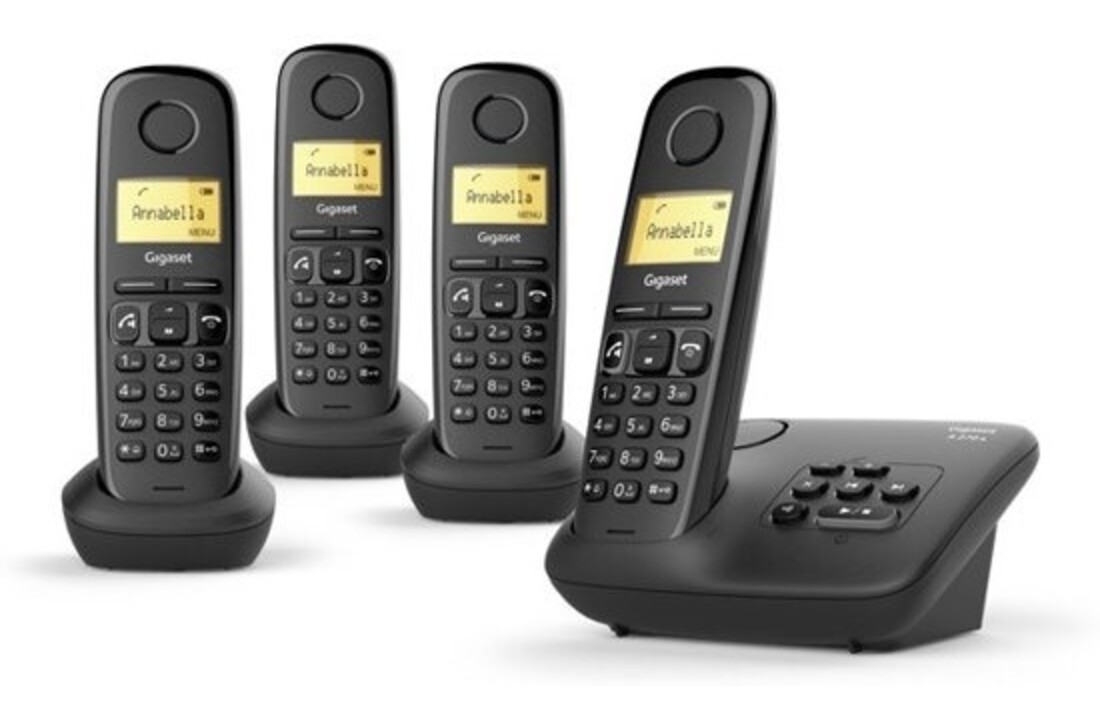 Gigaset A270A Quattro Zwart - Senioren telefoon