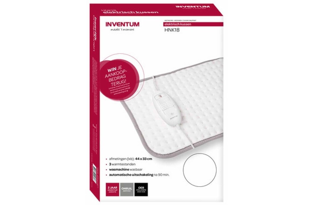 Inventum HNK18 - Elektrisch warmtekussen