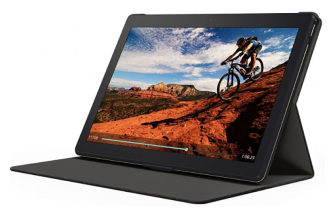 Lenovo Tab M10 Sleeve & Film Flip case Zwart - Tablethoes