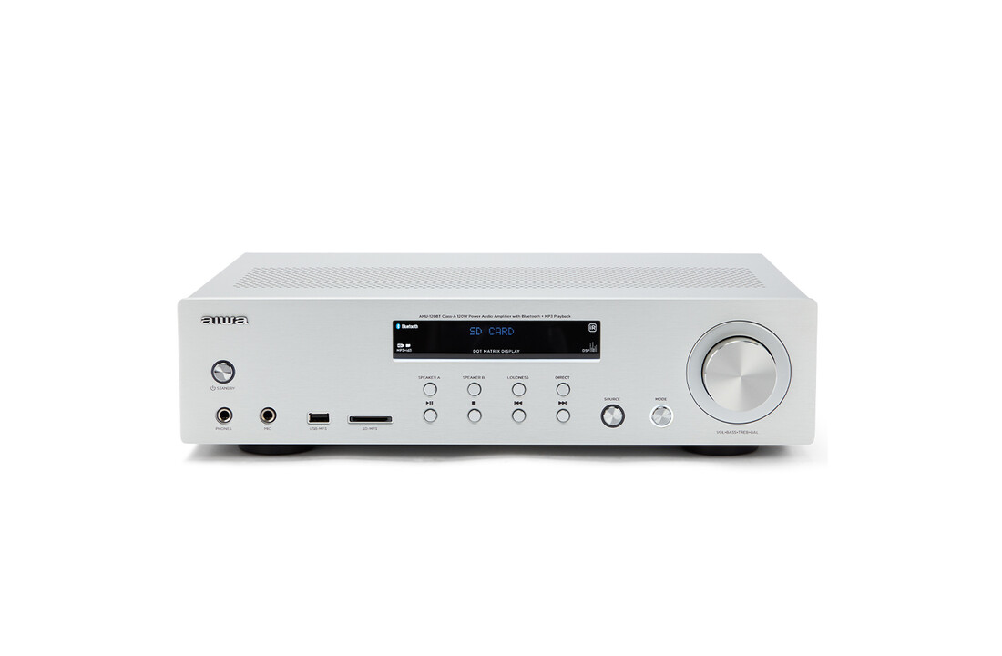 Aiwa AMU-120BTSL Zilver - Versterker