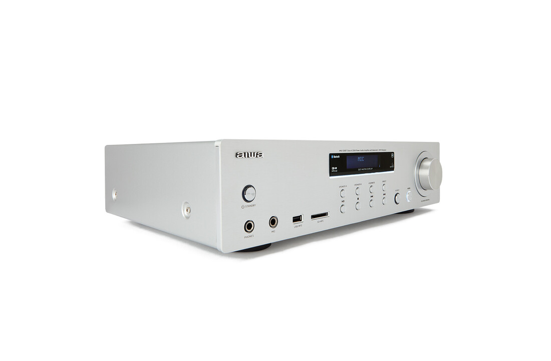 Aiwa AMU-120BTSL Zilver - Versterker