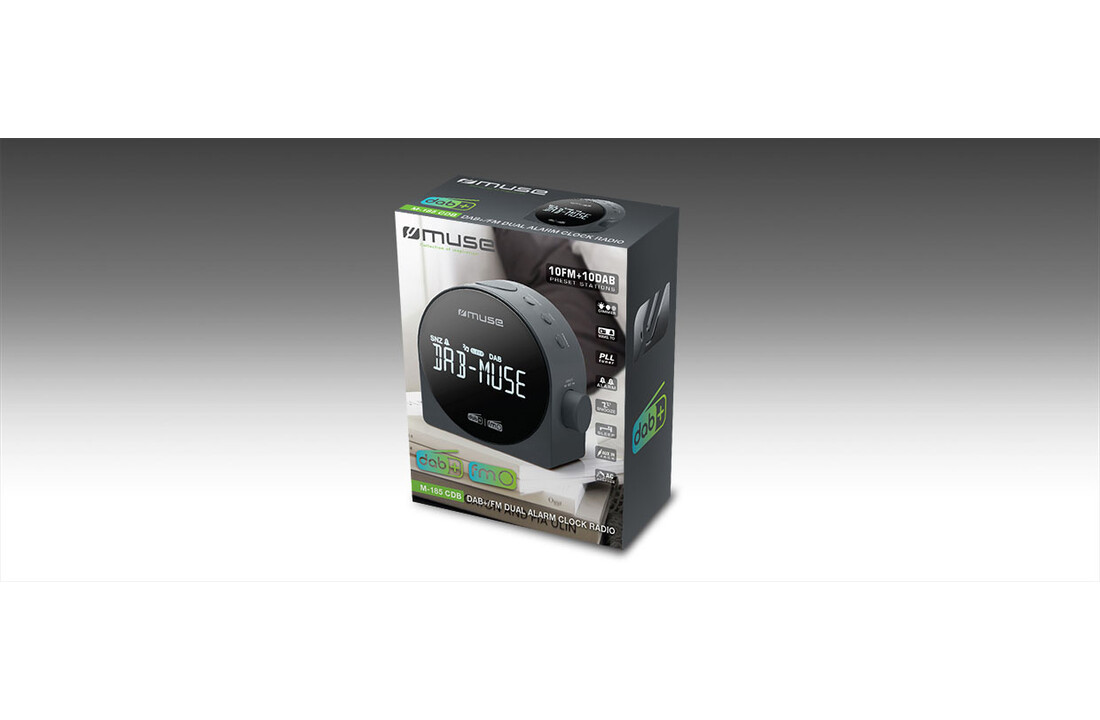 Muse M-185 CDB - Wekkerradio