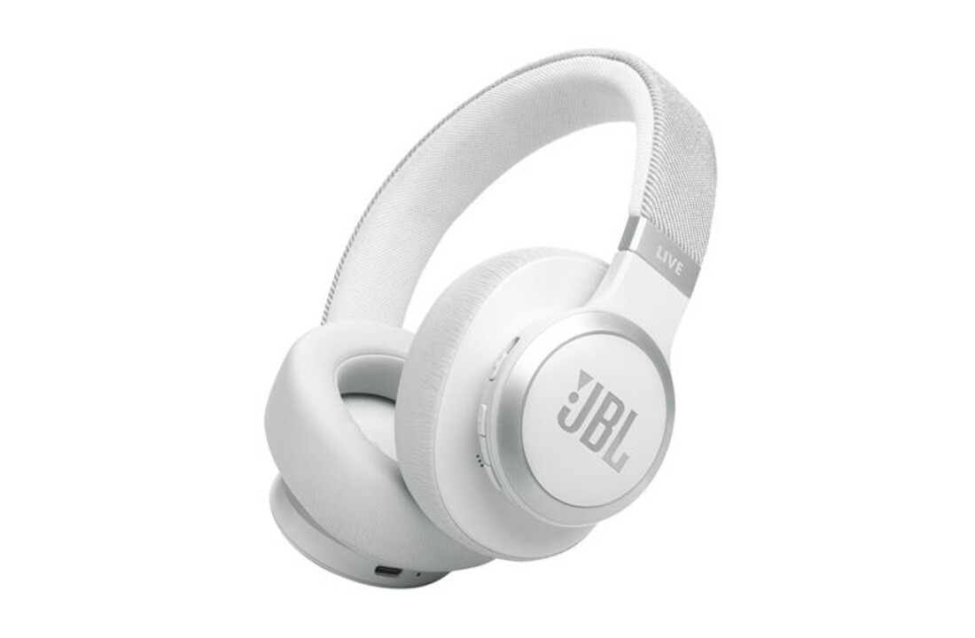 JBL Live 770NC Wit - Draadloze koptelefoon