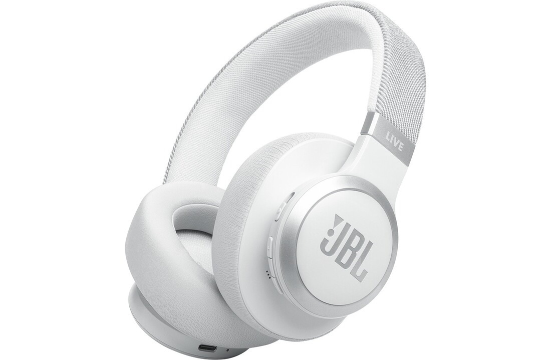 JBL Live 770NC Wit - Draadloze koptelefoon