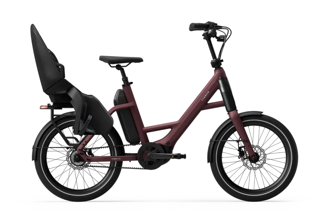 Tenways AGO Compact Performace 545 Wh E-bike - Autumn Red