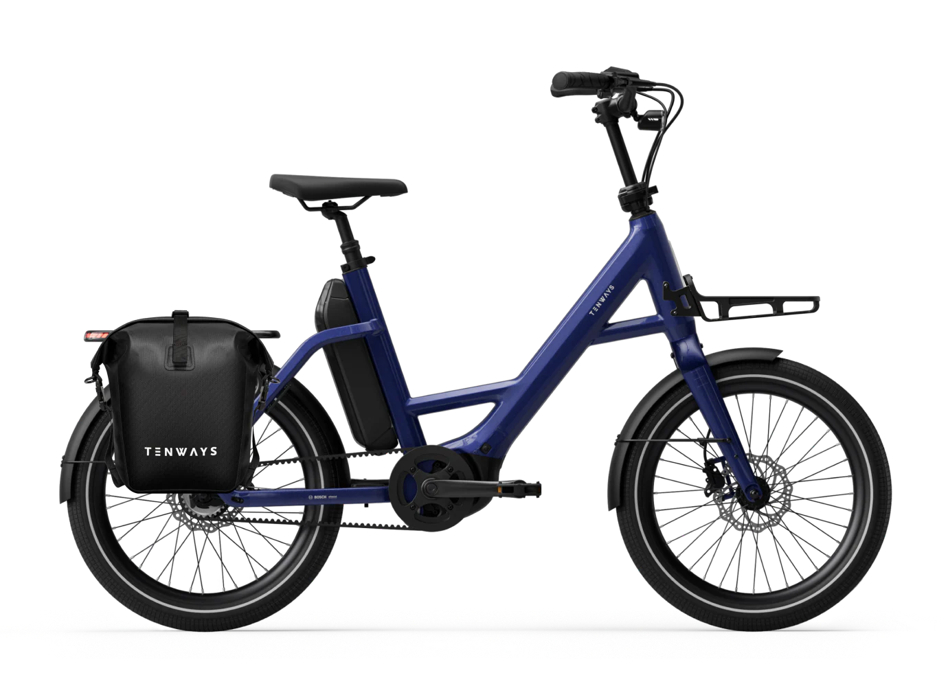Tenways AGO Compact Performace 545 Wh E-bike - Midnight Blue