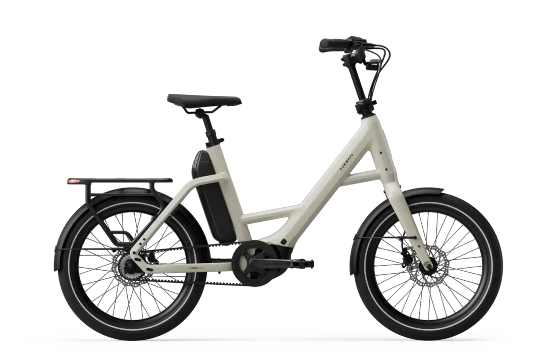 Tenways AGO Compact Performace 545 Wh E-bike - Sandstone beige