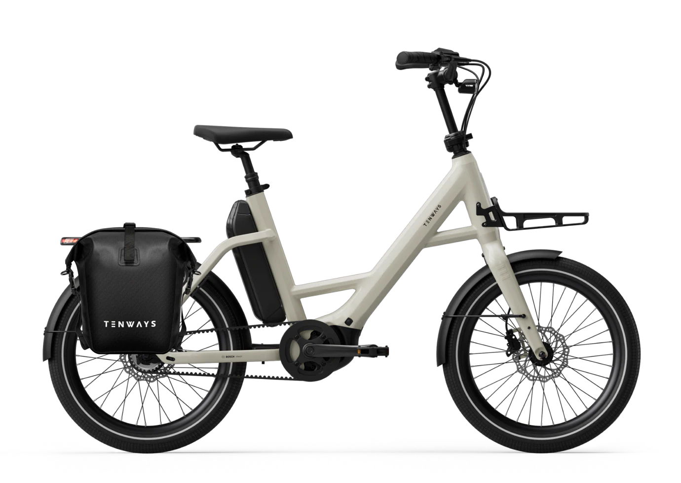 Tenways AGO Compact Performace 545 Wh E-bike - Sandstone beige