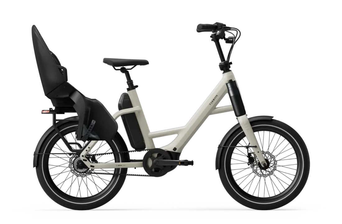 Tenways AGO Compact Performace 545 Wh E-bike - Sandstone beige