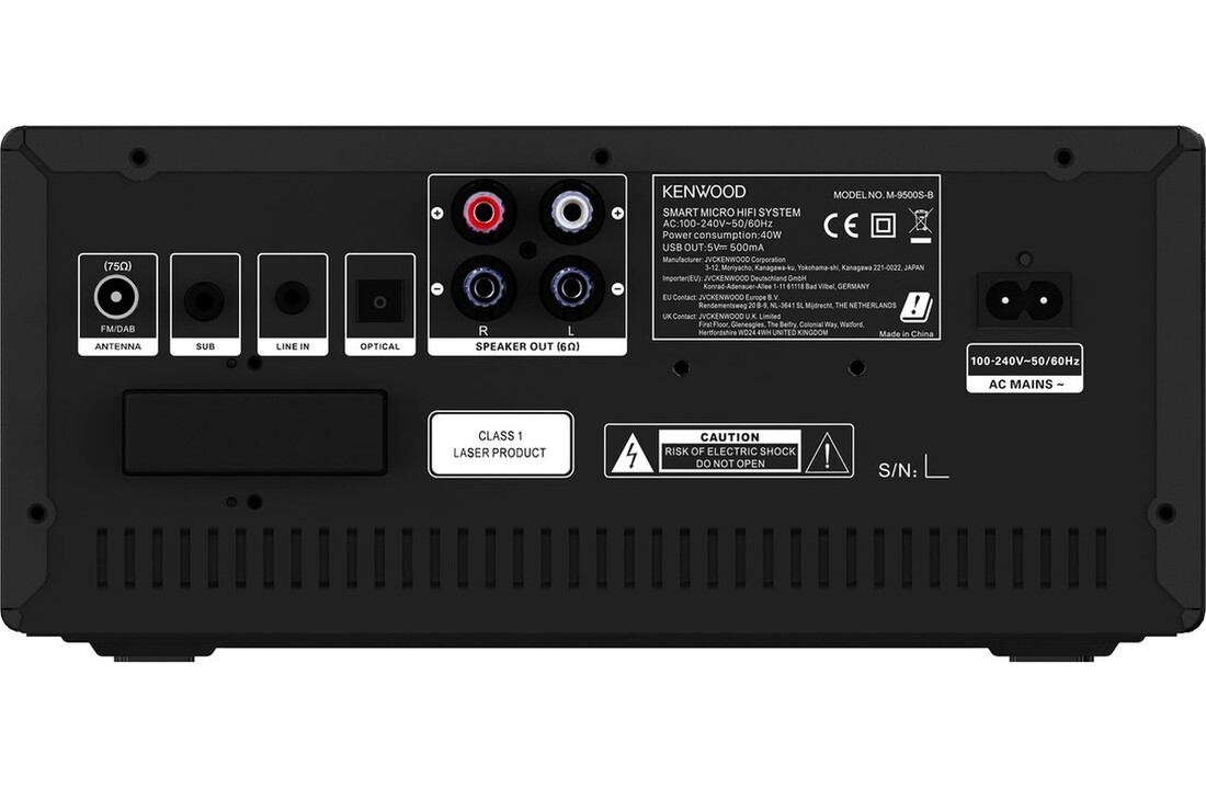Kenwood M-9500S-B - Stereo set