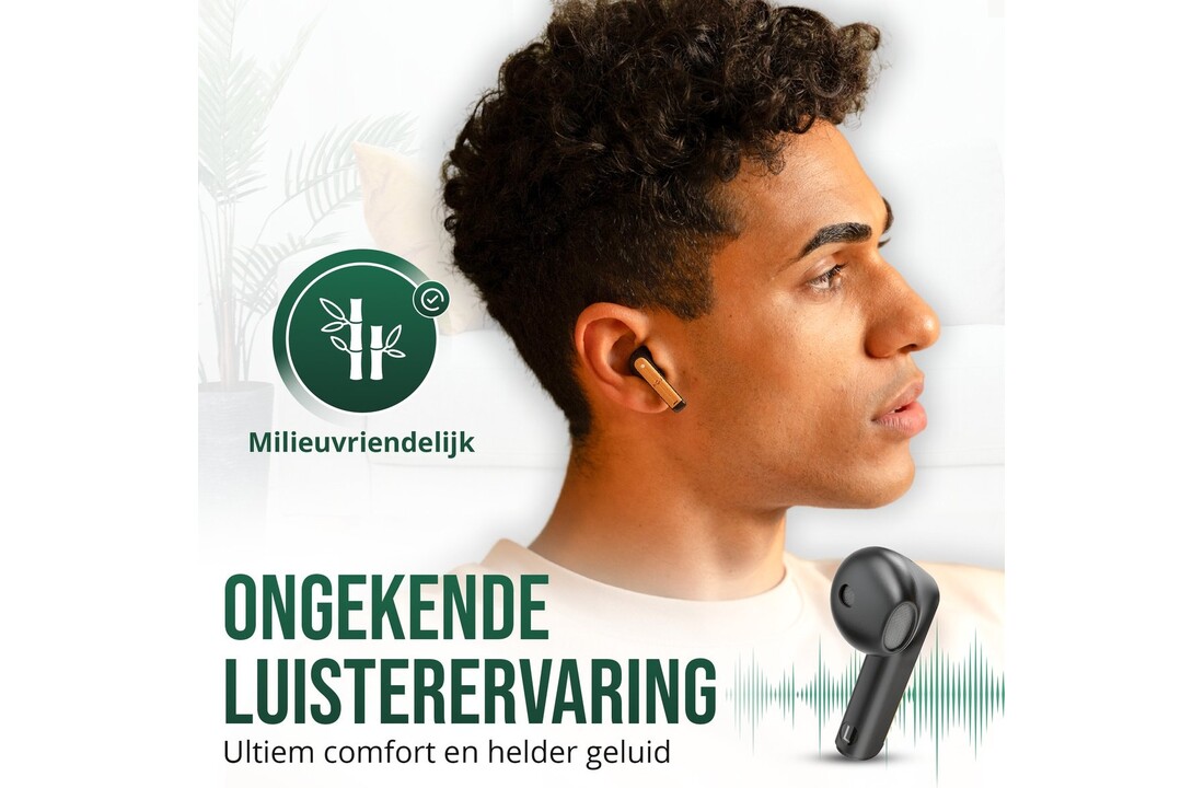 House of Marley Zion True Wireless Black - Draadloze oordopjes