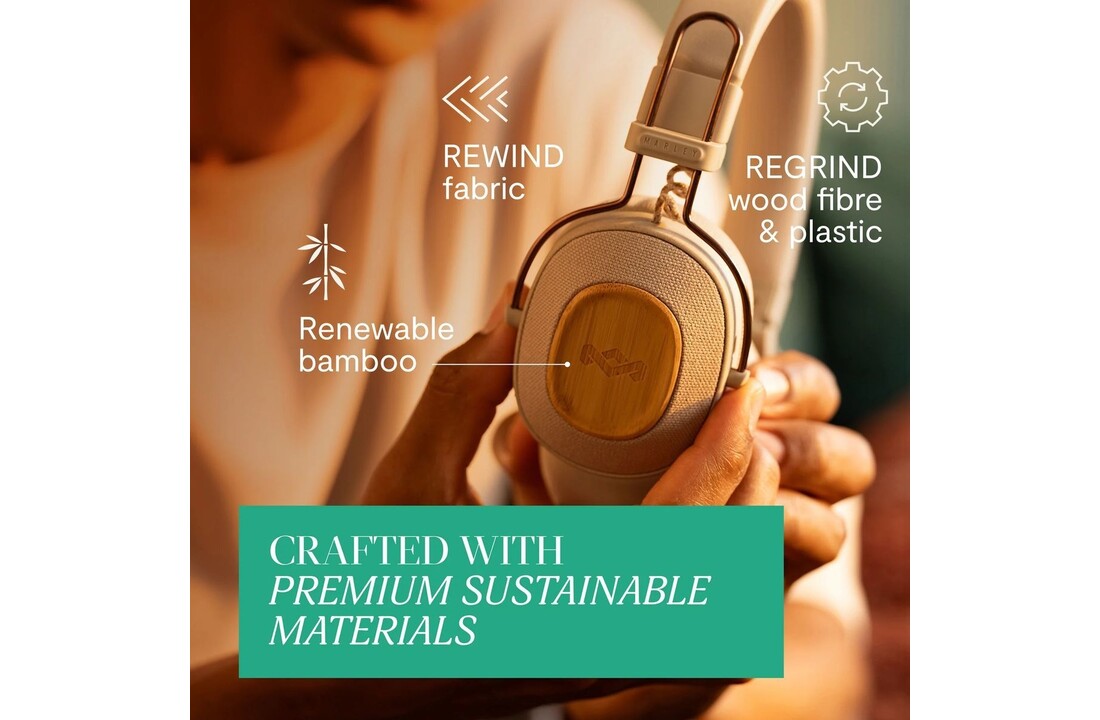 House of Marley Positive Vibration Riddim Cream - Draadloze koptelefoon