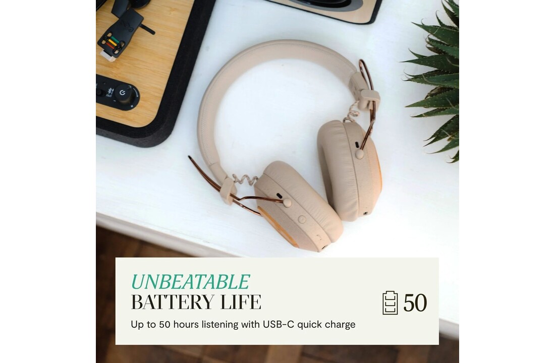 House of Marley Positive Vibration Riddim Cream - Draadloze koptelefoon