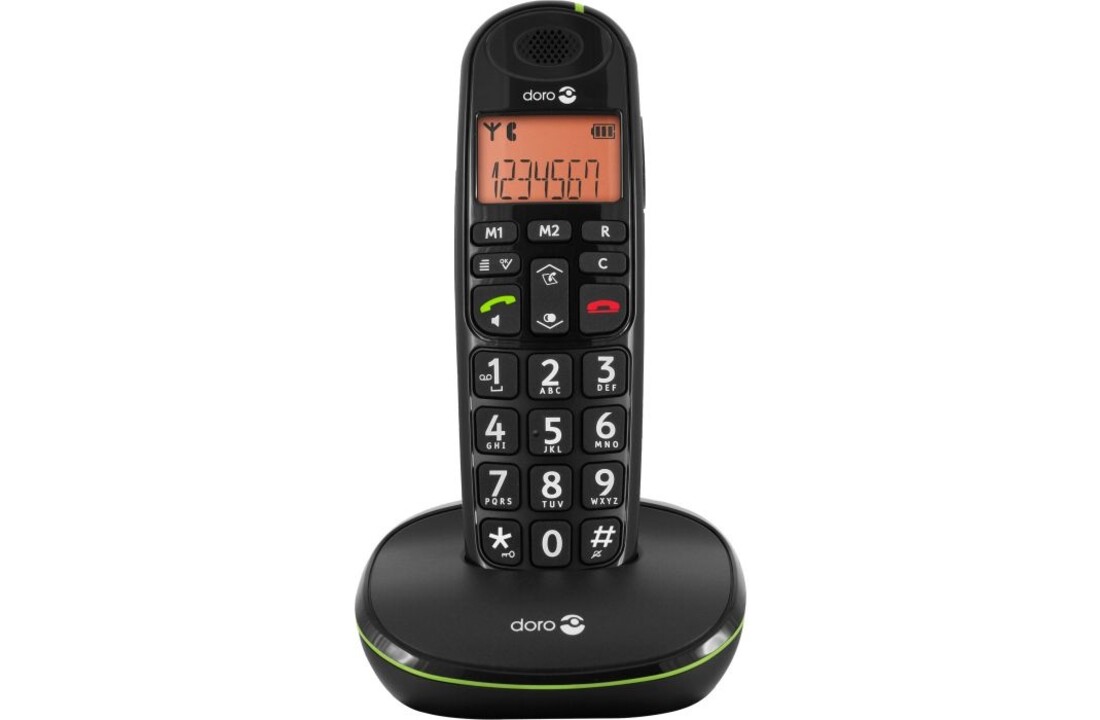 Doro PhoneEasy 100w Zwart - Senioren telefoon