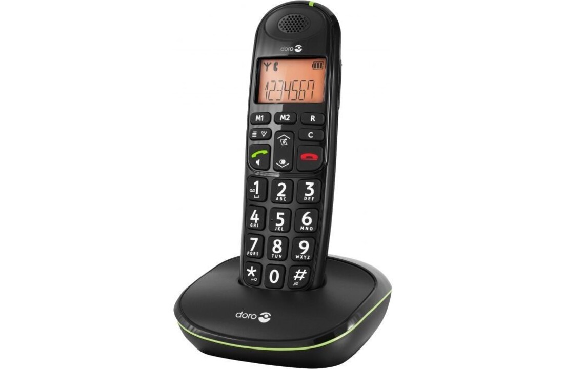 Doro PhoneEasy 100w Zwart - Senioren telefoon