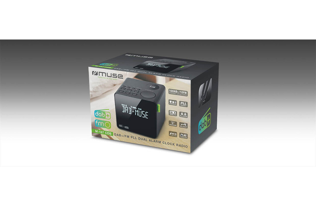 Muse M-187 CDB - Wekkerradio