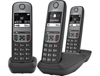 Gigaset A705 Trio Zwart - Dect telefoon