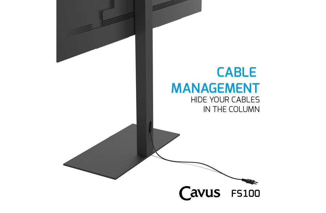 Cavus CAV-FS100 Draaibare TV Vloerstandaard Basic (37 - 65 inch)