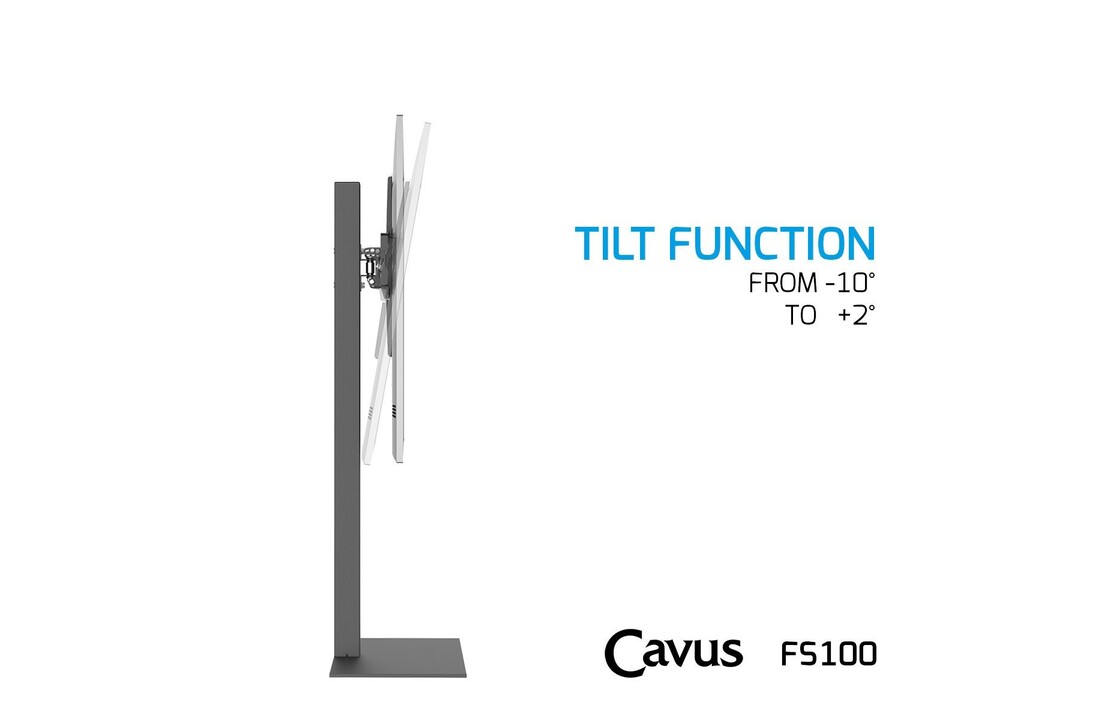 Cavus CAV-FS100 Draaibare TV Vloerstandaard Basic (37 - 65 inch)
