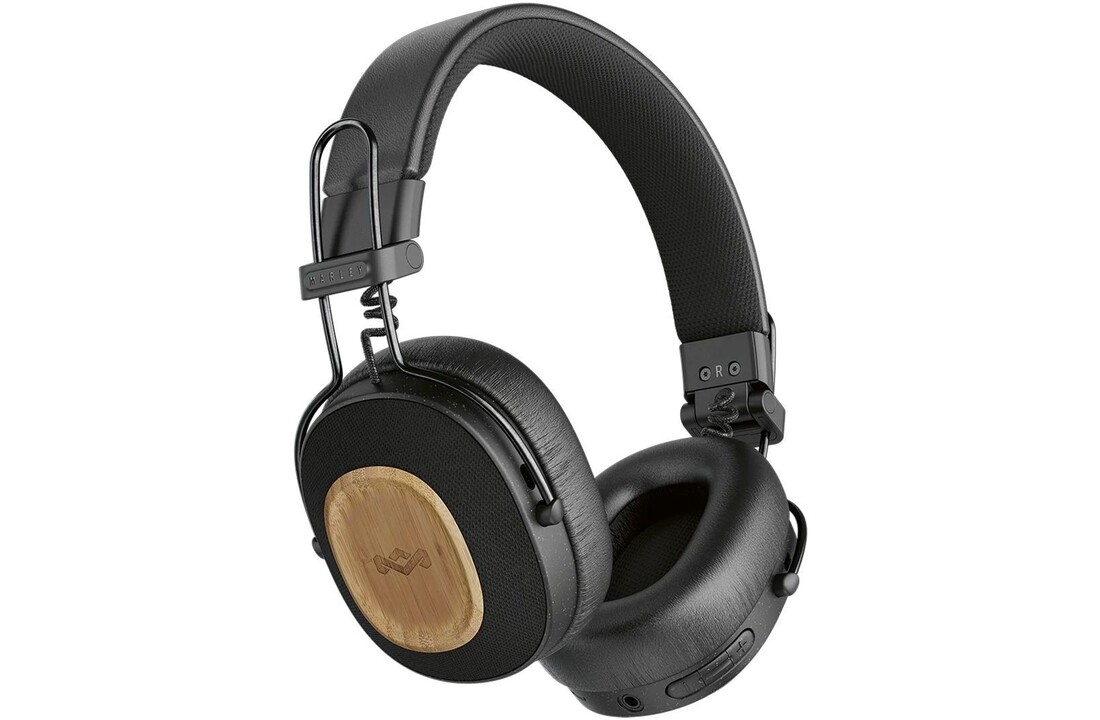 House of Marley Positive Vibration Riddim Signature Black - Draadloze koptelefoon