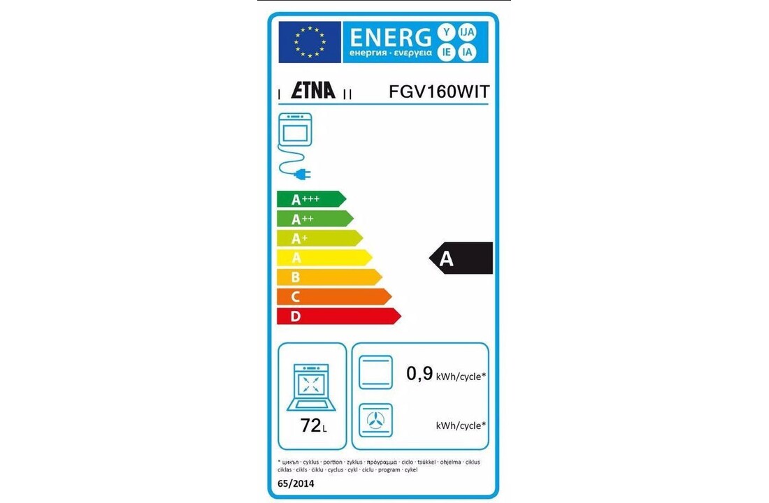 ETNA FGV160WIT - Gasfornuis