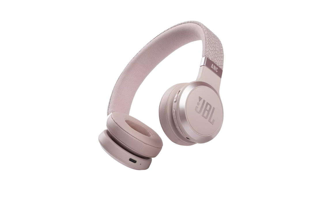 JBL Live 460 NC Roze - Draadloze koptelefoon