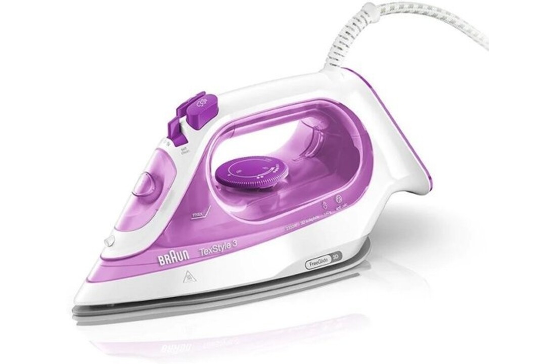 Braun TexStyle 3 SI 3030 PU - Stoomstrijkijzer