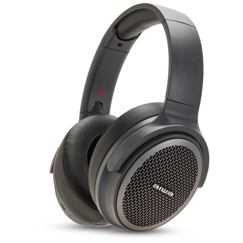 Aiwa HST-250BT Grijs - Draadloze koptelefoon