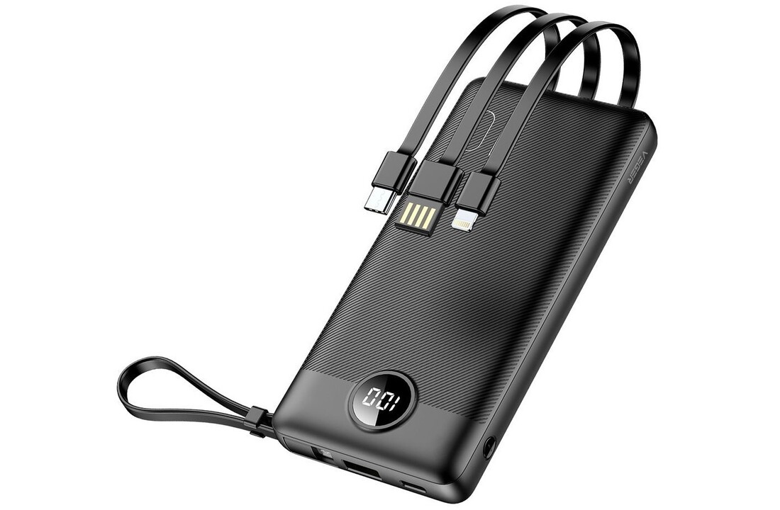 Veger C10 W1147 10.000 mAh Zwart - Powerbank