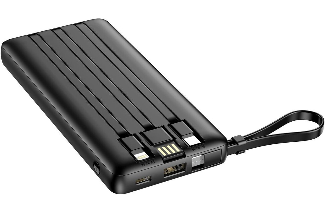 Veger C10 W1147 10.000 mAh Zwart - Powerbank