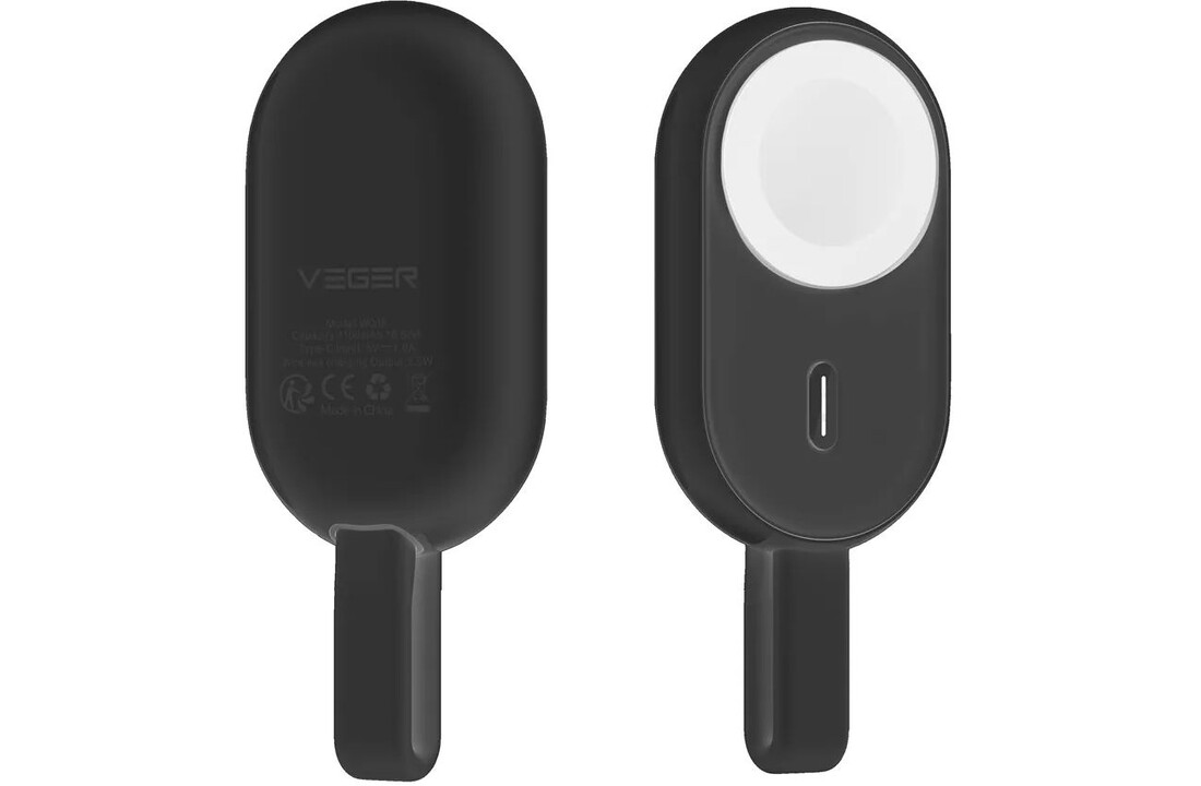 Veger Pomme W0102 1200 mAh voor Apple Watch - Powerbank